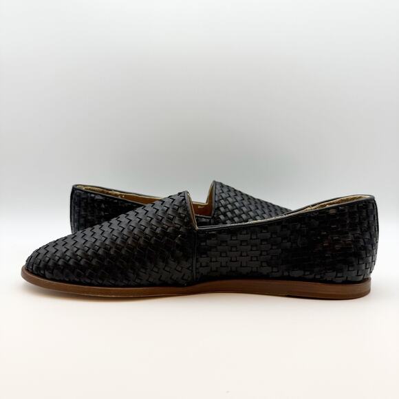 Nisolo Alejandro Mens Woven Slip-on Loafer US 10 Black Leather NIB - Picture 6 of 10
